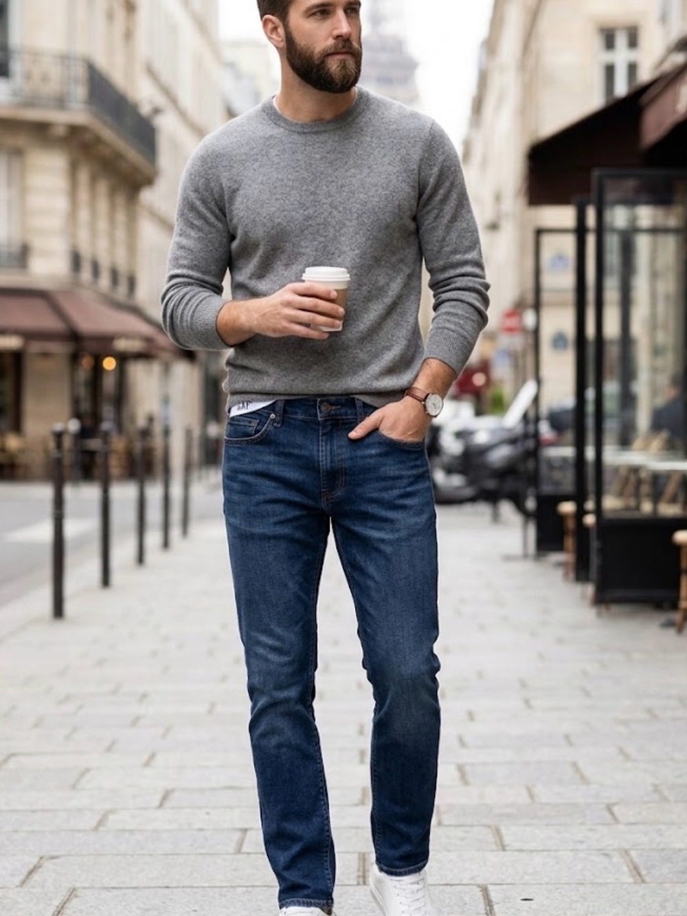 GAP Men’s Slim Fit Dark Wash Denim Jeans - Size 34x30